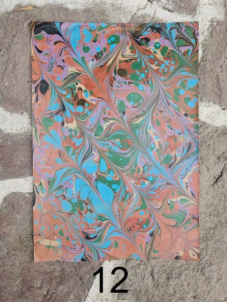 Ebruli Deri A2 (40cm x 60cm) 3. Parti (1mm-1.2mm)