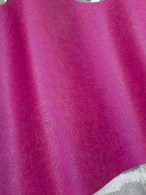 Çiçek Baskılı Vaketa Deri