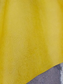 Çiçek Baskılı Vaketa Deri