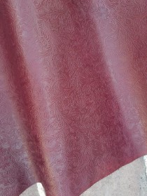 Çiçek Baskılı Vaketa Deri