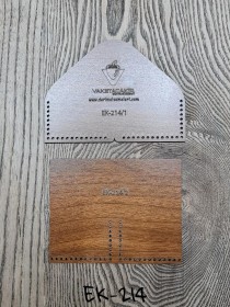 EK-214 Ahşap Kartlık Şablonu