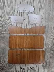 EK-208 Ahşap Cüzdan Şablonu