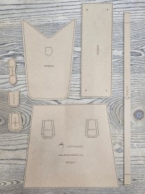 CNT-921 Ahşap Çanta Şablonu (GIVENCHY MODEL)