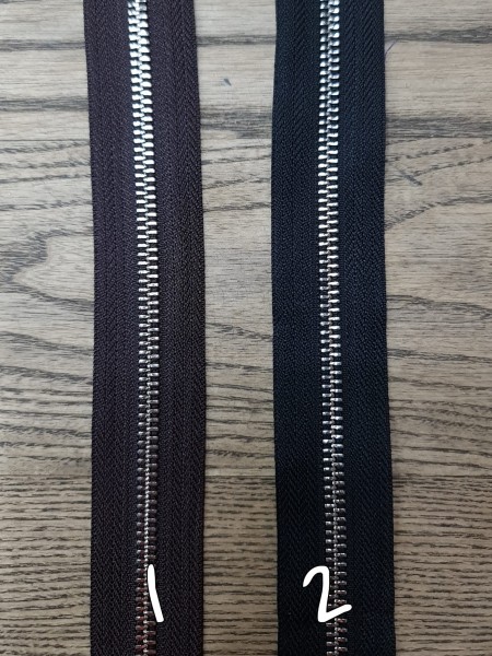  Fermuar Metal Diş Çift Taraflı Tip 5 Nikel
