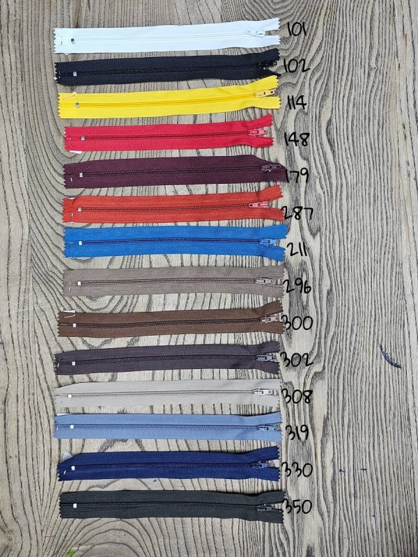Fermuar (20cm) Plastik Cüzdan İçi 