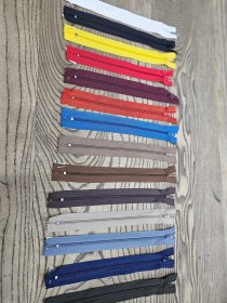 Fermuar (20cm) Plastik Cüzdan İçi 