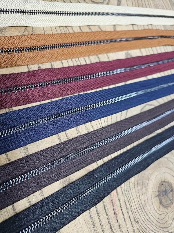 Fermuar Metal Diş Çift Taraflı Tip 5 Füme (Siyah) 