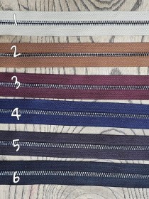 Fermuar Metal Diş Çift Taraflı Tip 5 Füme (Siyah) 